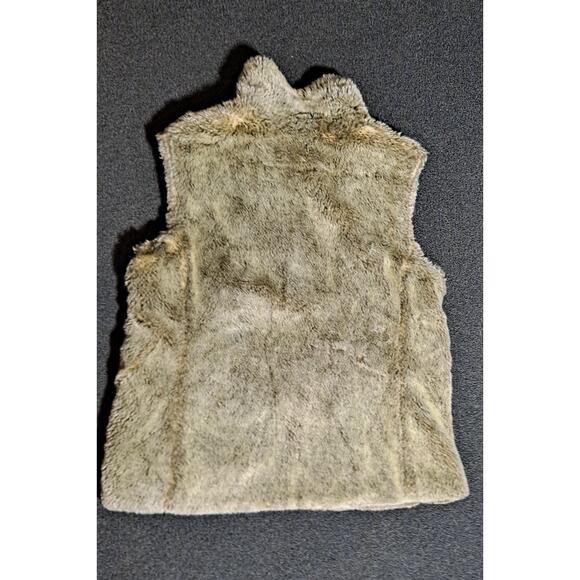 Reverable Gap Vest Womens Lg  And Faux Fur - Picture 3 of 3